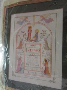 Christmas Nativity Sampler Counted Cross Stitch Kit #2453 (1989, The Creative C) - Picture 1 of 5