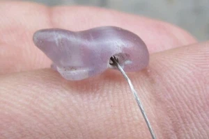 Antiker Frosch Amethyst mit Mix Perlen aus der Region Peshawar Pakistan. - Bild 1 von 7