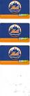 SUBWAY CARDS - NEW YORK METS Gift Cards -  Never Used, 3 of them, No $$$ Value
