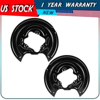 Rear RH & LH Brake Backing Plate Shields For 2013-2019 Ford Explorer Flex Taurus - Image 1 of 4