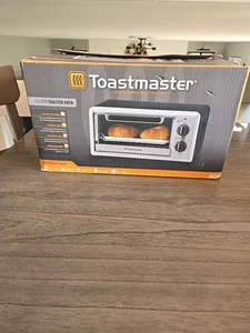 Toastmaster 4-Slice 10 Liter Toaster Oven 1000W Temp Control TM-104TR Stainless - Picture 1 of 2