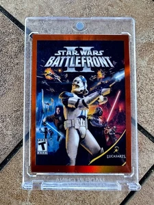 Star Wars Galaxy Topps Chrome Battlefront II Orange /25 RARE - Picture 1 of 2