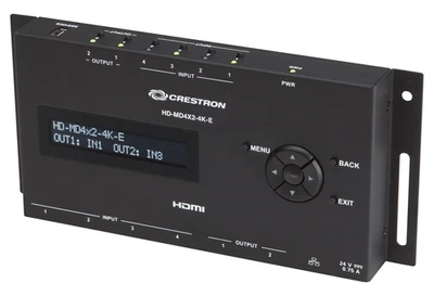 Crestron HD-MD4X2-4K-E 4x2 4K HDMI Switcher Ultra HD Matrix with Ethernet Contro - Image 1 of 4