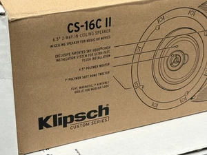 Klipsch CS-16C II - 6.5" In Ceiling Speakers -PAIR - Picture 1 of 5