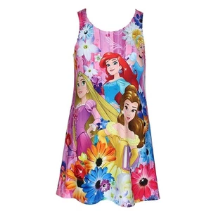 Disney Girl's Princess Cover Up Tank Dress, Extra-Small Multi - Picture 1 of 3