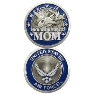Proud Air Force Mom Challenge Coin - Picture 1 of 1