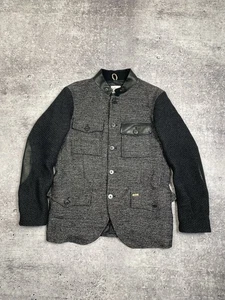 luxury italy luis trenker Coat jacket wool lino pocket men’s size 50 - Picture 1 of 13