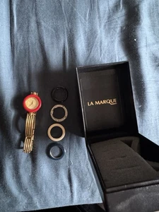 La Marque 9092 Ladies Watch Needs Battery 24MM 6.75" - Picture 1 of 3