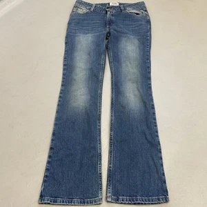 Wrangler Rooted Jeans Men 29x32 (32.5x32) Blue Straight Cowboy Western USA Boot - Picture 1 of 10