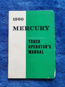 1960 MERCURY TRUCKS OWNERS MANUAL (CANADIAN FOMOCO) - NOS, BEAUTIFUL!! - Picture 1 of 6
