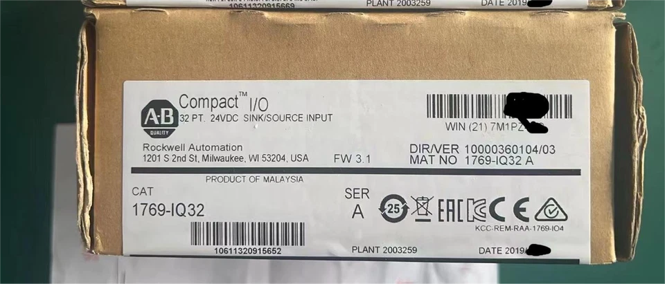 New Sealed 1769-IQ32 /A CompactLogix 32 Pt 24VDC D/I SINK/SOURCE Input Modules - Image 1 of 1