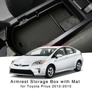 For Toyota Prius 2012-2015 Armrest Storage Box Center Console Organizer Tray - Picture 1 of 10