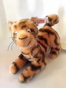 STEIFF  " TIGGER" EAN 651656 DISNEY"S "CLASSIC POOH SERIES- 8" MOHAIR - Picture 1 of 3