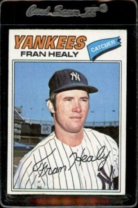 1977 Topps #148 Fran Healy New York Yankees - Nice Card 