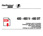 Catalogo ricambi trattore FIAT 480 500S 540S Manuale parti esplosi SPARE PART CD