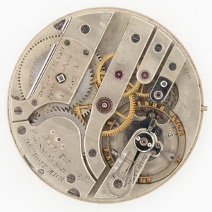 Movimiento reloj bolsillo antiguo E. Koehn para F.G. Smith Sons & Co. 43,7 x 9,5 mm - Imagen 1 de 5