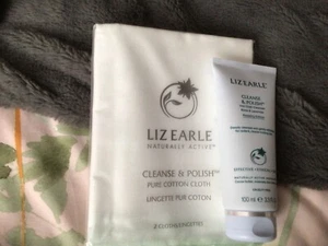 Liz Earle Cleanse & Polish Hot Cloth Cleanser Rose & Lavender + 2 Cloths NEW - Picture 1 of 1