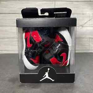 Nike Air Jordan 1 Crib Patent Bred Toddler Baby Boy Soft Bottom Size 2C