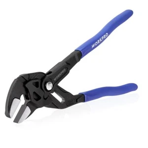 WORKPRO 10" Plier Wrench, CR-V Construction Adjustable Parallel Smooth Jaw Plier - Picture 1 of 9