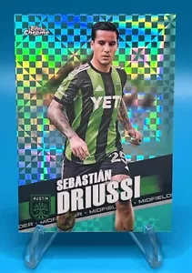 Topps Chrome MLS 2022 - Teal X-Fractor #193 Sebastian Driussi #d de/199 SP como nuevo - Imagen 1 de 2