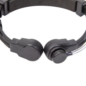 Telescopic Duty Tactical Throat Vibration Mic Headphone Headset Microphone - Zdjęcie 1 z 5