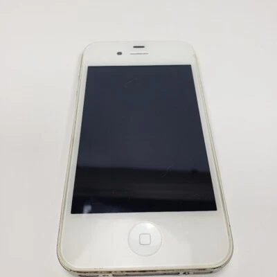 Apple iPhone 4 - White  A1332 - Working - No Sim Card - See Photos of Back - Image 1 of 4