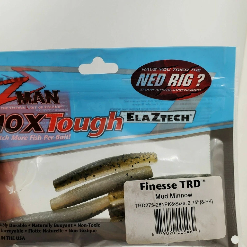 Z-Man Finesse TRD 2.75" Mud Minnow 8pk