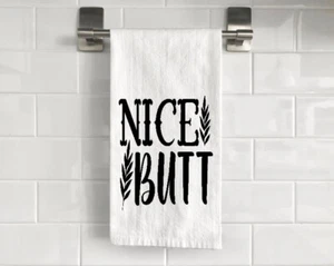 Bonito saco de harina de baño sarcástico humorístico a toalla de té regalo absorbente BTT031 - Imagen 1 de 1