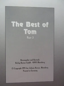 THE VERY BEST OF TOM PART 2 1995 RARE - Bild 1 von 11