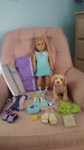 American Girl Doll, Kailey + Accessories, Clothes, & Dog! Excellent Condition!! - Picture 1 of 5