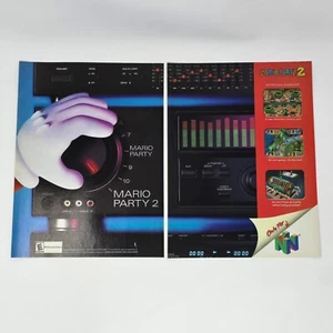 Mario Party 2 Nintendo 64 N64 Volume Max Print Ad/Poster Promo Art - Picture 1 of 2