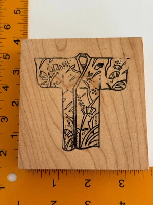 Kimono Rubber Stamp by Unbranded - Asian! Fashion! - Image 1 of 2