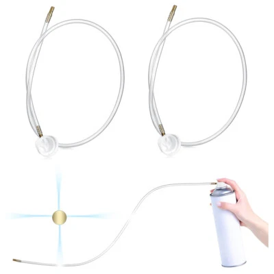 2 шт жидкая пленка 360 градусов насадка удлинительный шланг 50 см подходит для аэрозольных баллонов спрей - Изображение 1 из 4