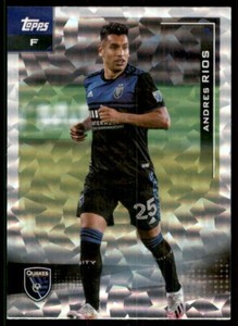 2021 Topps MLS Icy Foil Andres Rios San Jose Earthquakes #89 152873