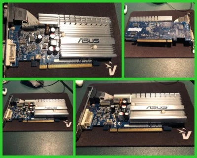 SCHEDA VIDEO ASUS  GRAFICA GeFORCE 8400  PCI E - Immagine 1 di 4