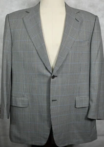 GORGEOUS Canali Super 120s Wool Houndstooth Sport Coat Dual Vents 46R - Picture 1 of 7