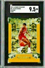 2015-16 Panini Excalibur Julius Erving Crusade Camo SGC 9.5