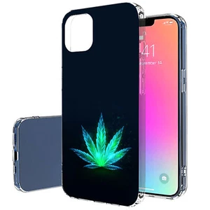 TalkingCase Slim Case for Apple iPhone 14 Pro, Beautiful Weed Pot Print, USA - Picture 1 of 7