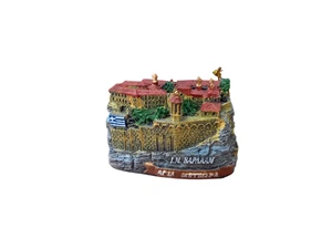 3 1/8" Souvenir Grecia Modello 3D Meteora Patrimonio dell'Umanità Monastero Ortodosso - Foto 1 di 5