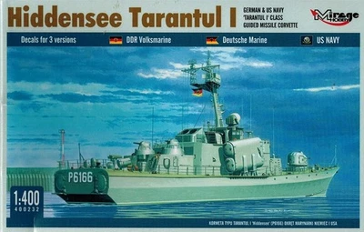 Mirage Hobby 402232 Hiddensee Tarantul I Korvette - 1:400