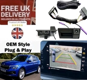 SKODA KAMIQ 2019-2023 MIB2 FULL Reverse Camera Retrofit Kit HD OEM QUALITY - Picture 1 of 4