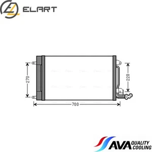 CONDENSADOR AIRE ACONDICIONADO STA5038D PARA SKODA ROOMSTER/Praktik FABIA/II/Combi - Imagen 1 de 6