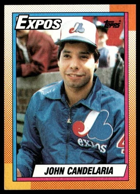 1990 Topps John Candelaria Montreal Expos #485 - Image 1 of 2
