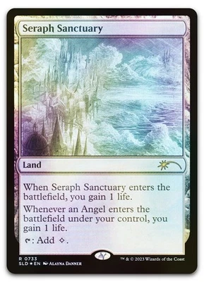 Seraph Sanctuary (Sketch Showcase) #733 (Foil) LP Secret Lair Drop SLD Magic MTG - Image 1 of 2