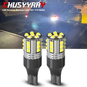 T15 LED Reverse Light Bulbs 921 for GMC Sierra 1500 2500 3500 HD 2014-2022 2X - Picture 1 of 12