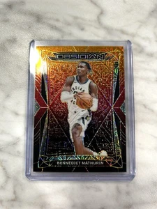 2023-24 Obsidian Electric Etch Molten Mojo Benedict Mathurin SSP #/10 - Picture 1 of 2