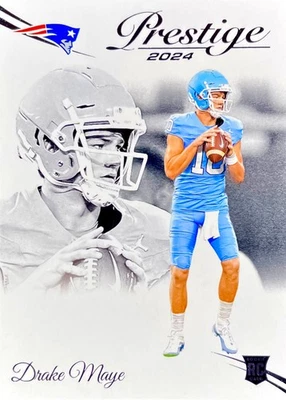 Tarjeta de inversión Drake Maye RARA DE NOVATO RC SSP PANINI MVP ROY COMO NUEVA Foto 1 de 2