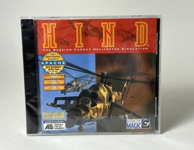 NEW!  Hind: The Russian Combat Helicopter Simulation (Windows PC, 1998) Sealed - Image 1 of 2