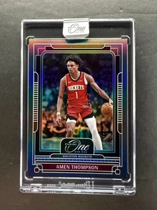 Amen Thompson 2024-25 Panini One and One Blue /35 #44 SEALED - Picture 1 of 2
