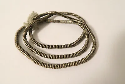 Alte Kleine Metallperlen Äthiopien 3mm ED68 Metall Beads Trade Beads Afrozip • 9€